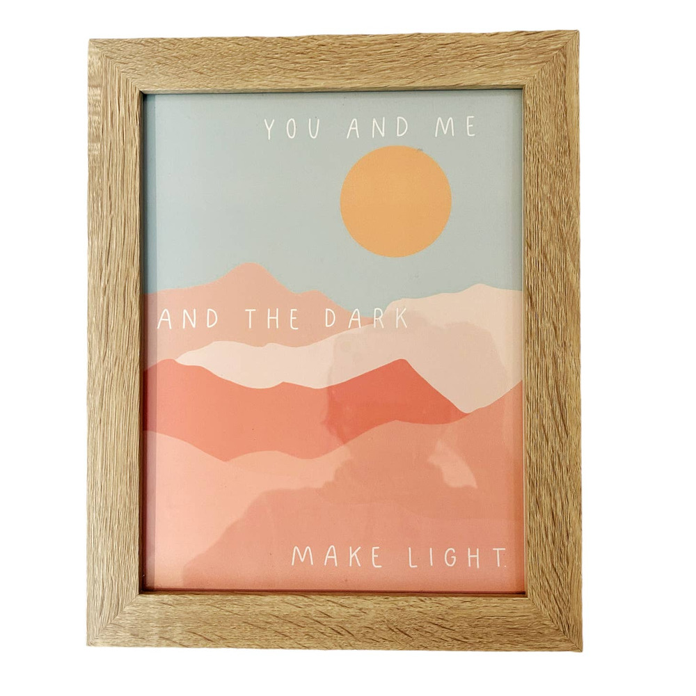 Andrew McMahon in the Wilderness Lyric Poster Framed